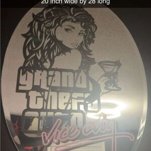 Grand Theft Auto Vice City Mirror Art